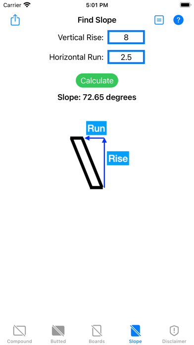 Miter Angles Screenshot