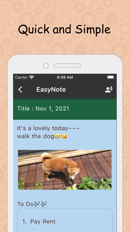 EasyNote - Notepad widget