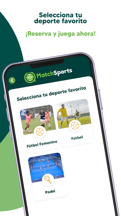 Match Sports. Reserva y Juega Screenshot