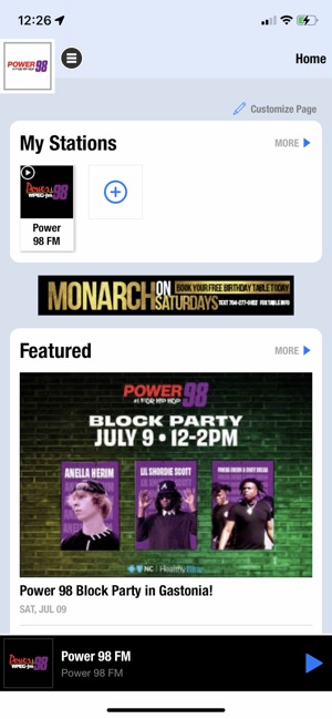 Power 98 fm deals