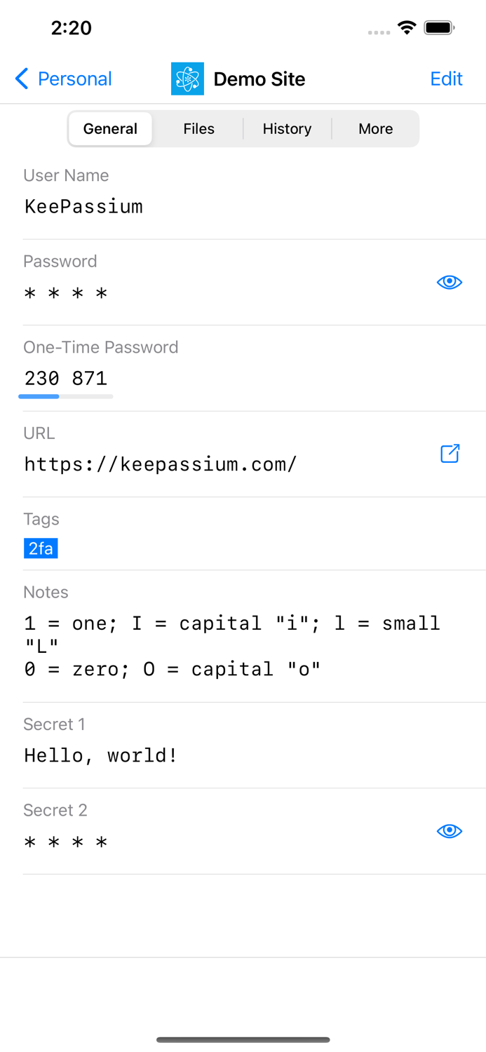 KeePassium for Intune