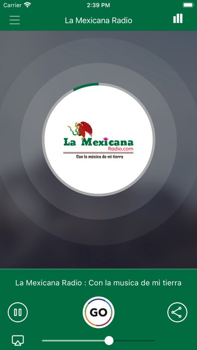 La Mexicana Radio Screenshot