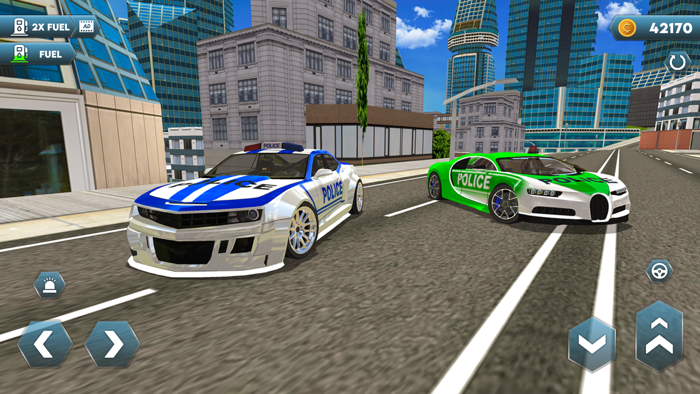 Flying Car Police Car Games