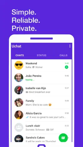 Game screenshot Uchat Messenger & Video Call apk