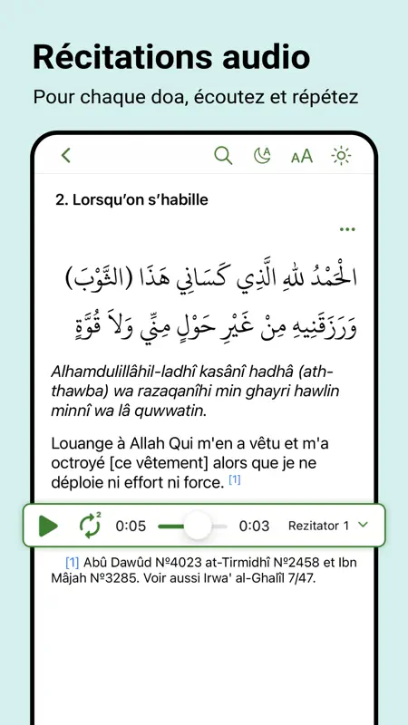 Dua & Dhikr (Hisnul Muslim) screenshot 5 of 10