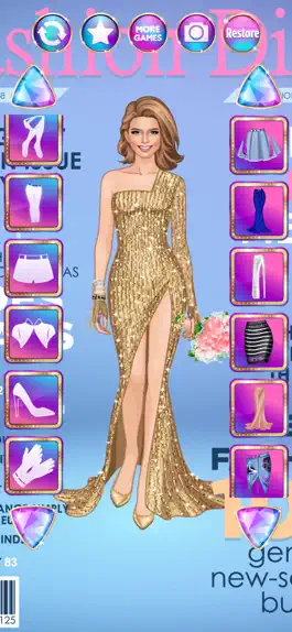 Game screenshot Fashion Diva Dress Up Games apk