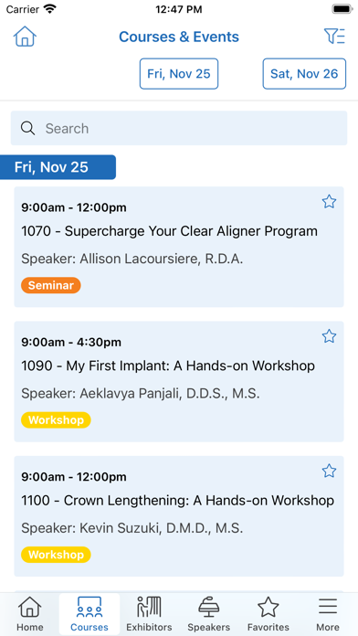 Greater NY Dental Meeting Screenshot