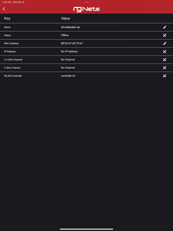 Screenshot #6 pour rXg Access Point Monitor Pro