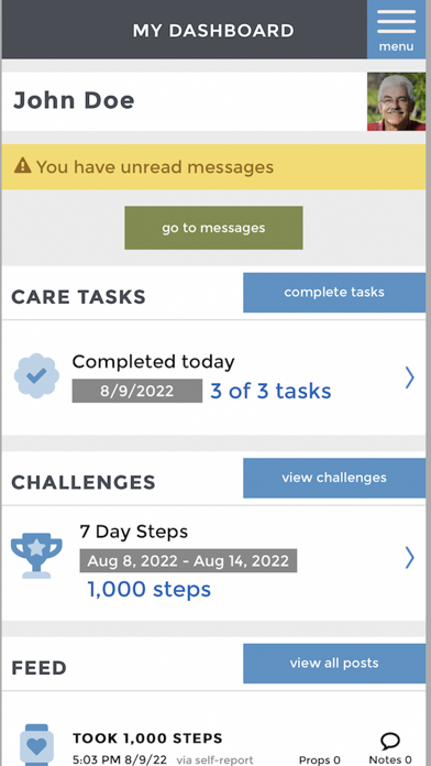Artemis Health RPM Screenshot