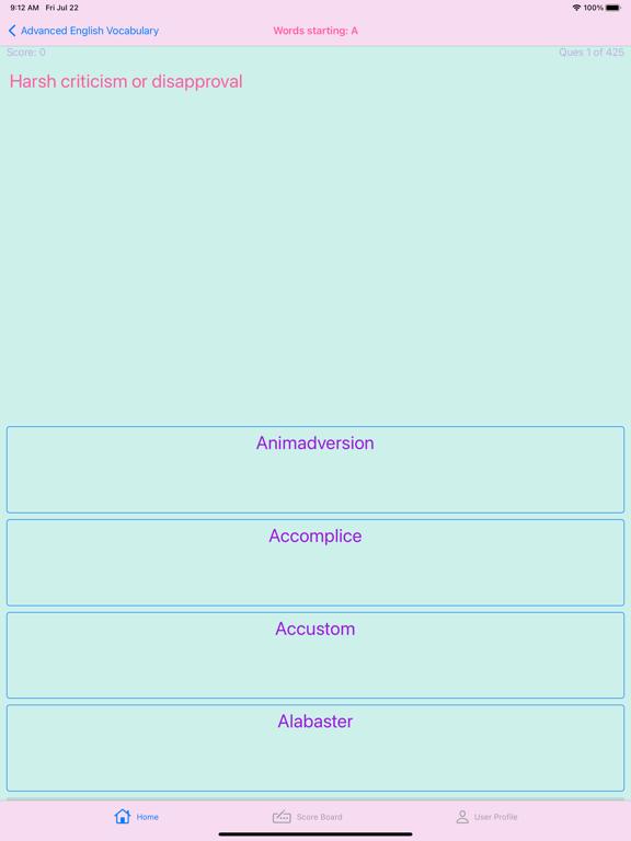 Screenshot #5 pour Adv English Vocab