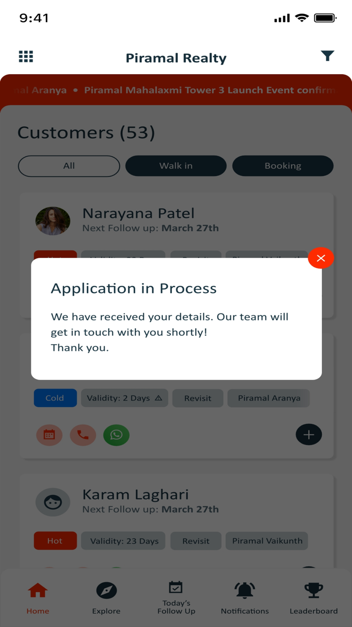 Piramal Channel Partners App