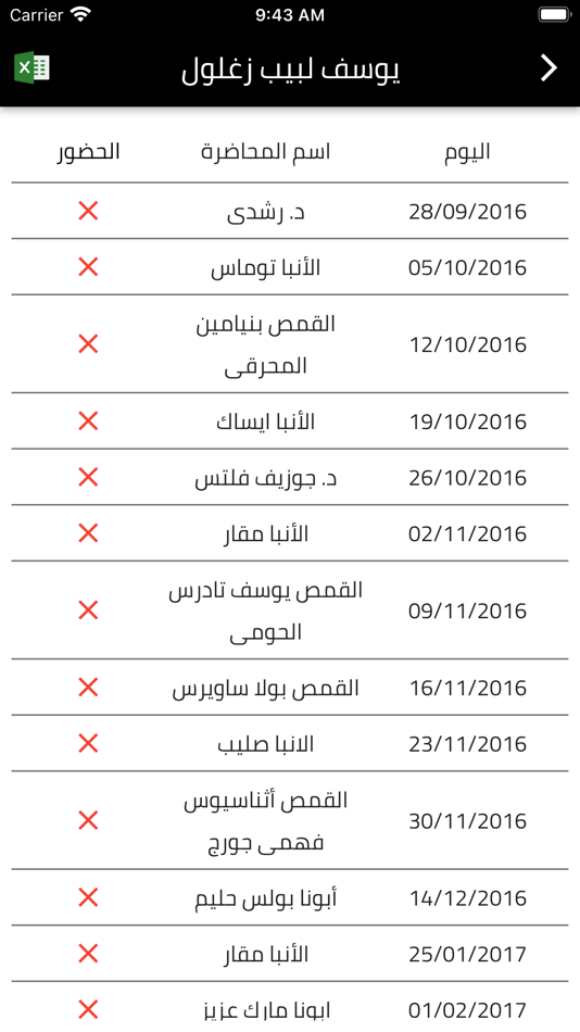 #6. Meetings Attendance (iOS) 由: FADY ADEL AZIZ ANGELO MORCOS KOZMAN