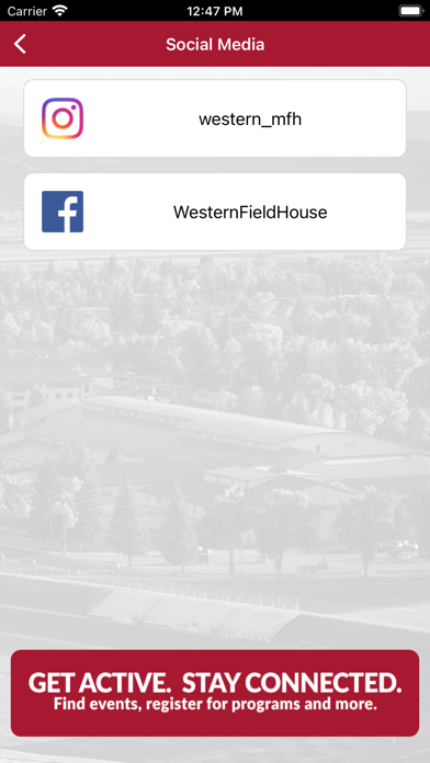 Western Campus Recreation Screenshot