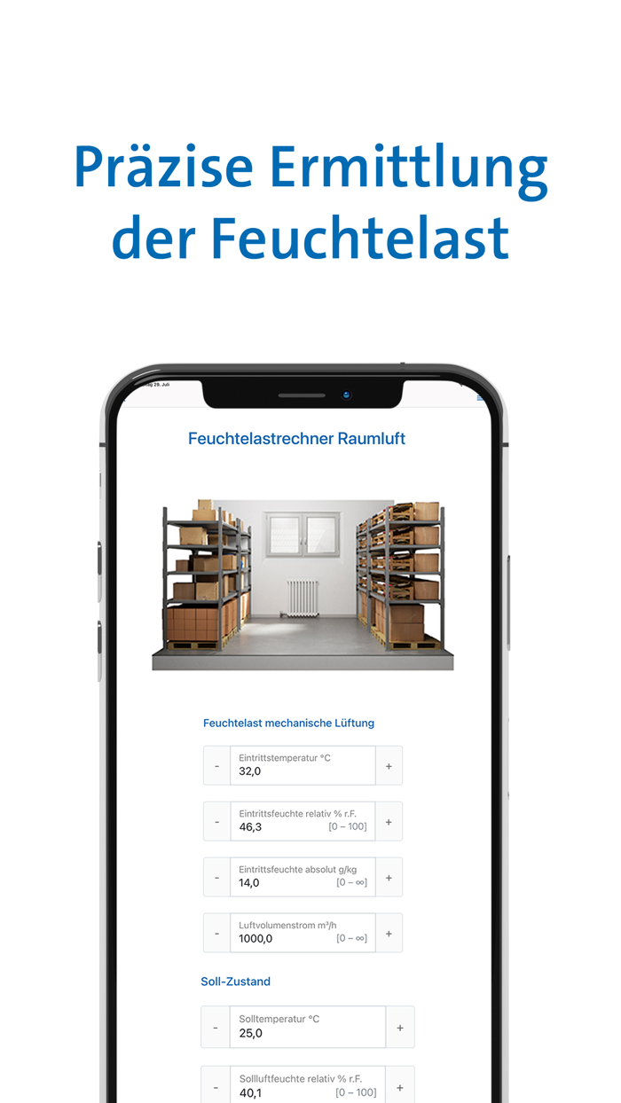 Feuchtelastrechner Prozess