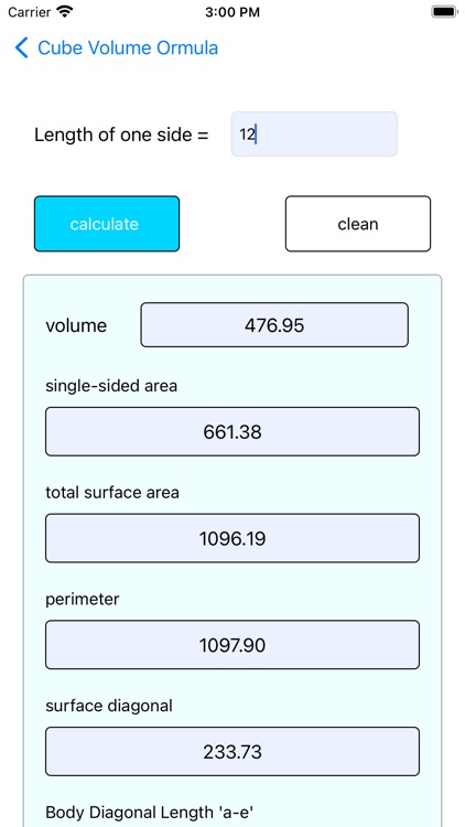 Cube Volume Ormula screenshot-3