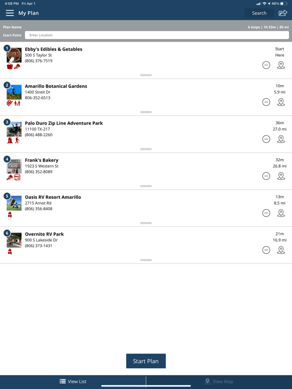 Visit Amarillo iPad screenshot 8 - Travel app