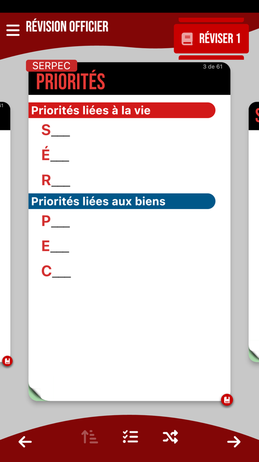 #2. Révision Officier (iOS) 由: SYLVAIN PEDNEAULT