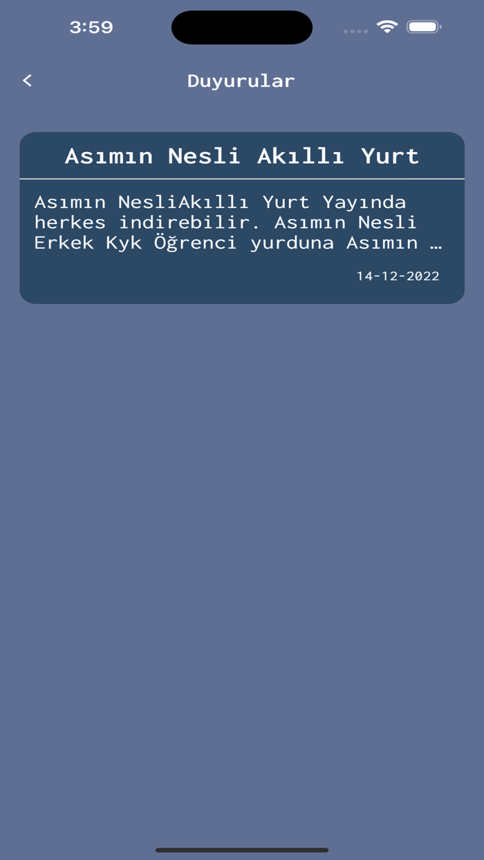 Asımın Nesli Akıllı Yurt