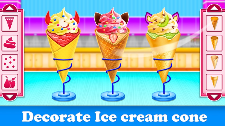 #5. Ice cream Cone & Cupcake Game (iOS) 由: Ajaysinh Jadeja
