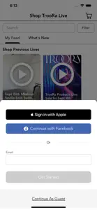 Shop TrooRa Live screenshot #1 for iPhone
