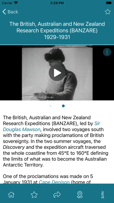 Mawson's Huts Explorer Screenshot
