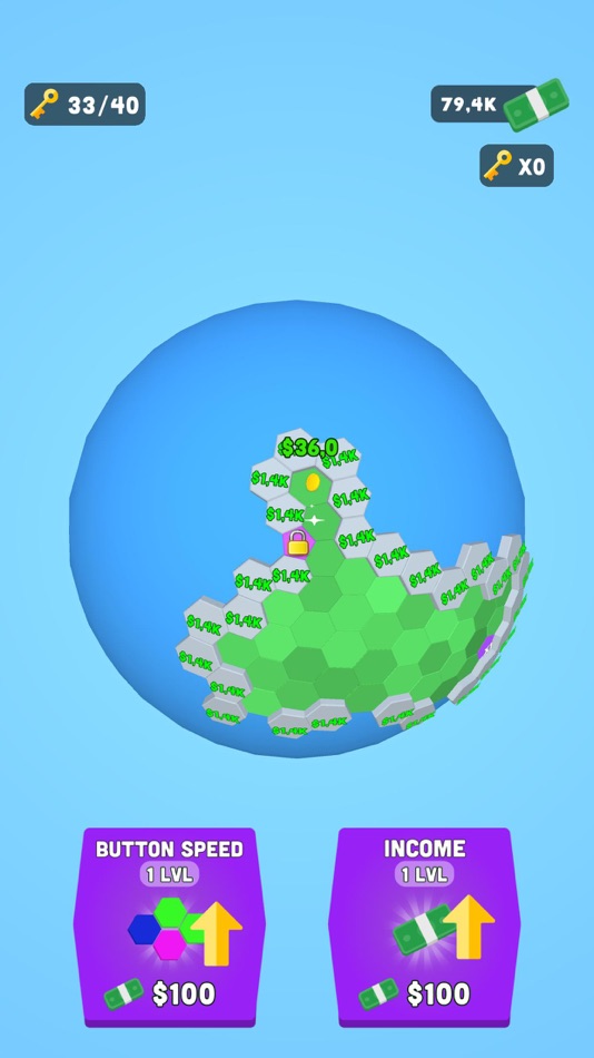 #4. World Button 3D (iOS) By: Mustafa Akbaba