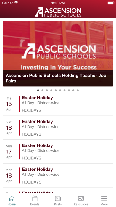 Ascension Public Schools Screenshot