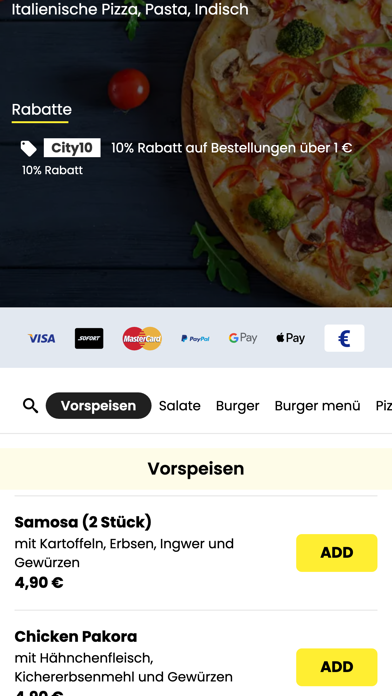City Pizza Boch. Screenshot