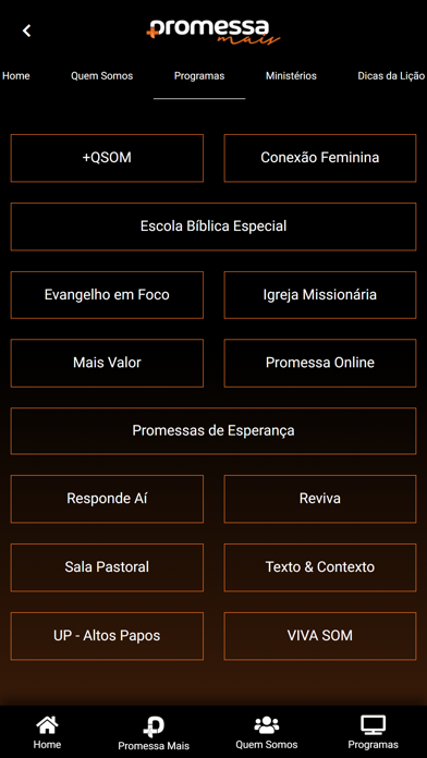 PROMESSA MAIS Screenshot