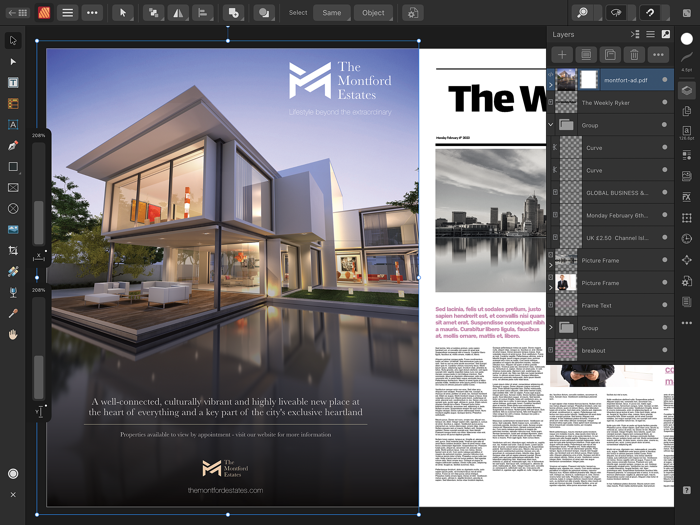 Affinity Publisher 2 for iPad