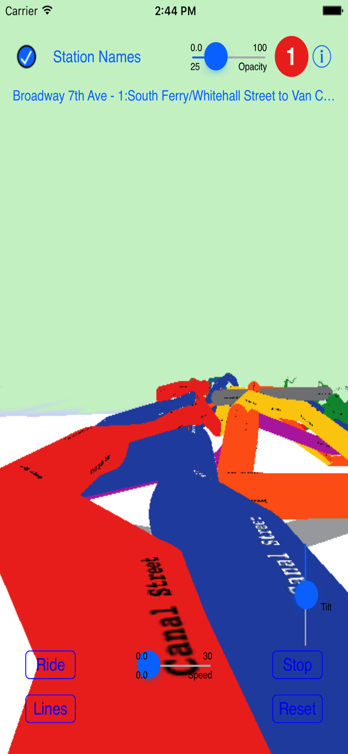 New York City Subway 3D Map