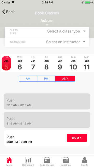 Max Fitness App Screenshot