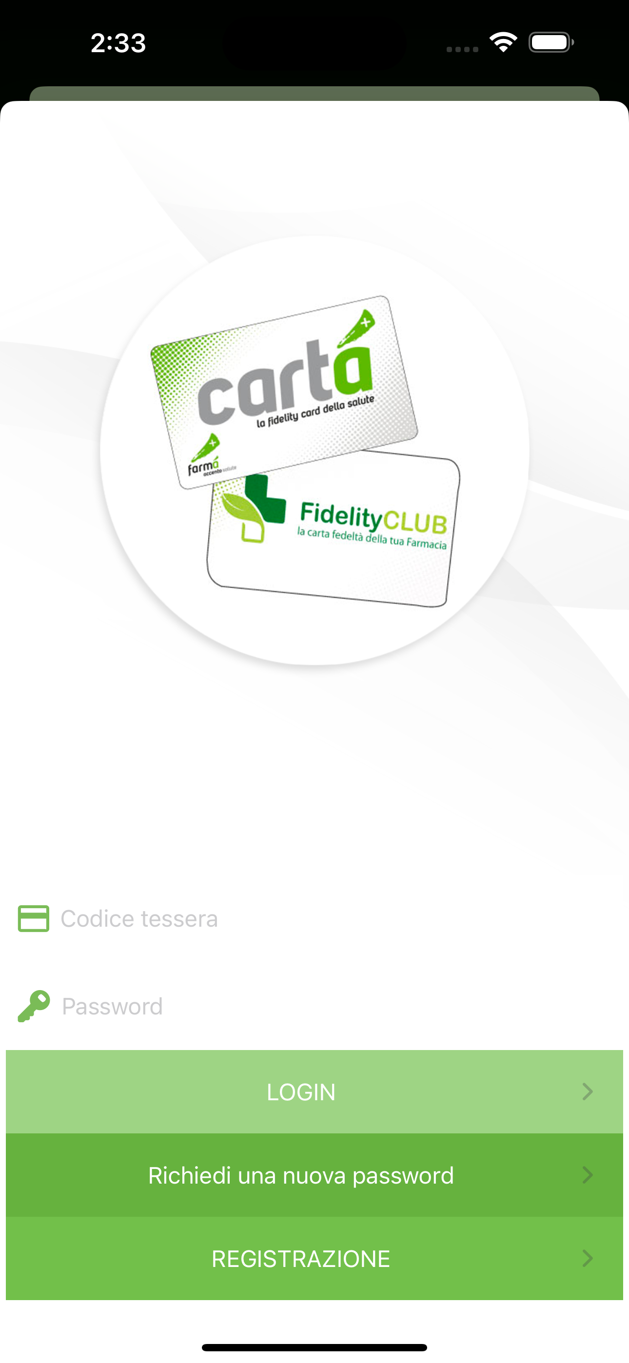 Cartà – Fidelity club screenshot 1