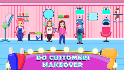 Pretend Town Girls Hair Salon Screenshot