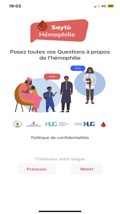 Mon hemophilie Screenshot