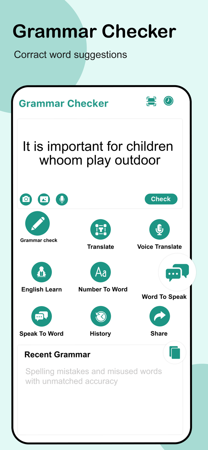 Grammar Check - Spell Check