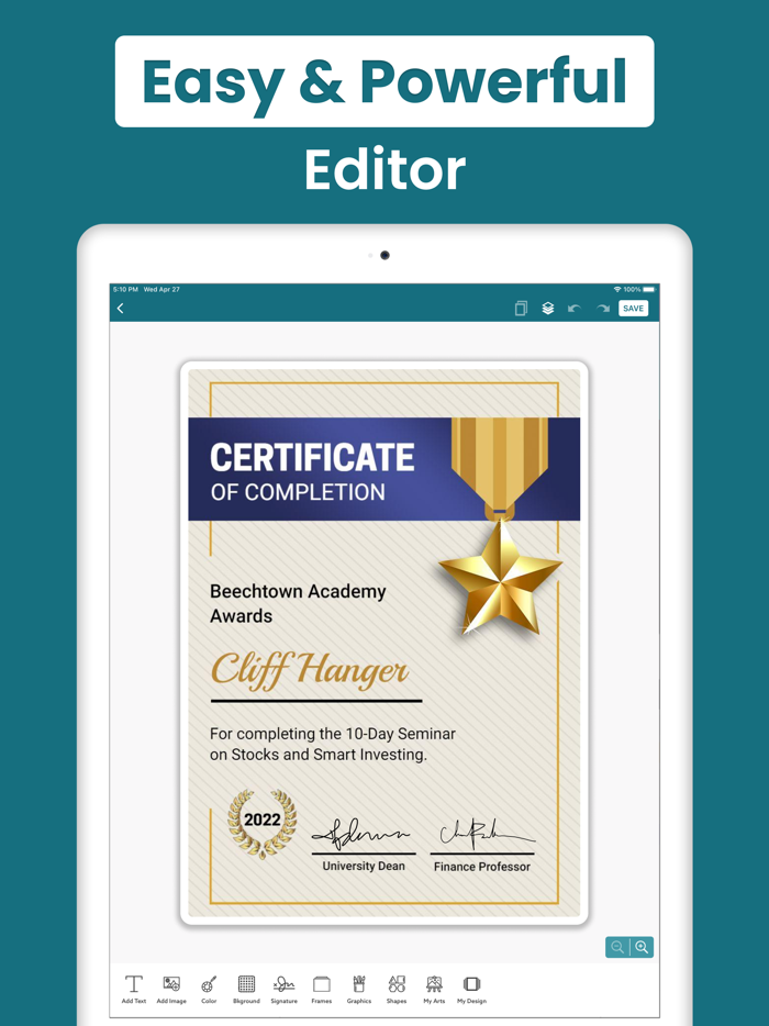 Certificate Maker eCard Maker