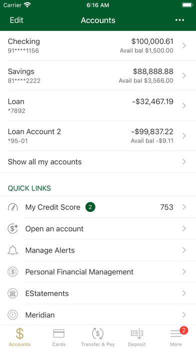 Farmers State Bank of OH Screenshot