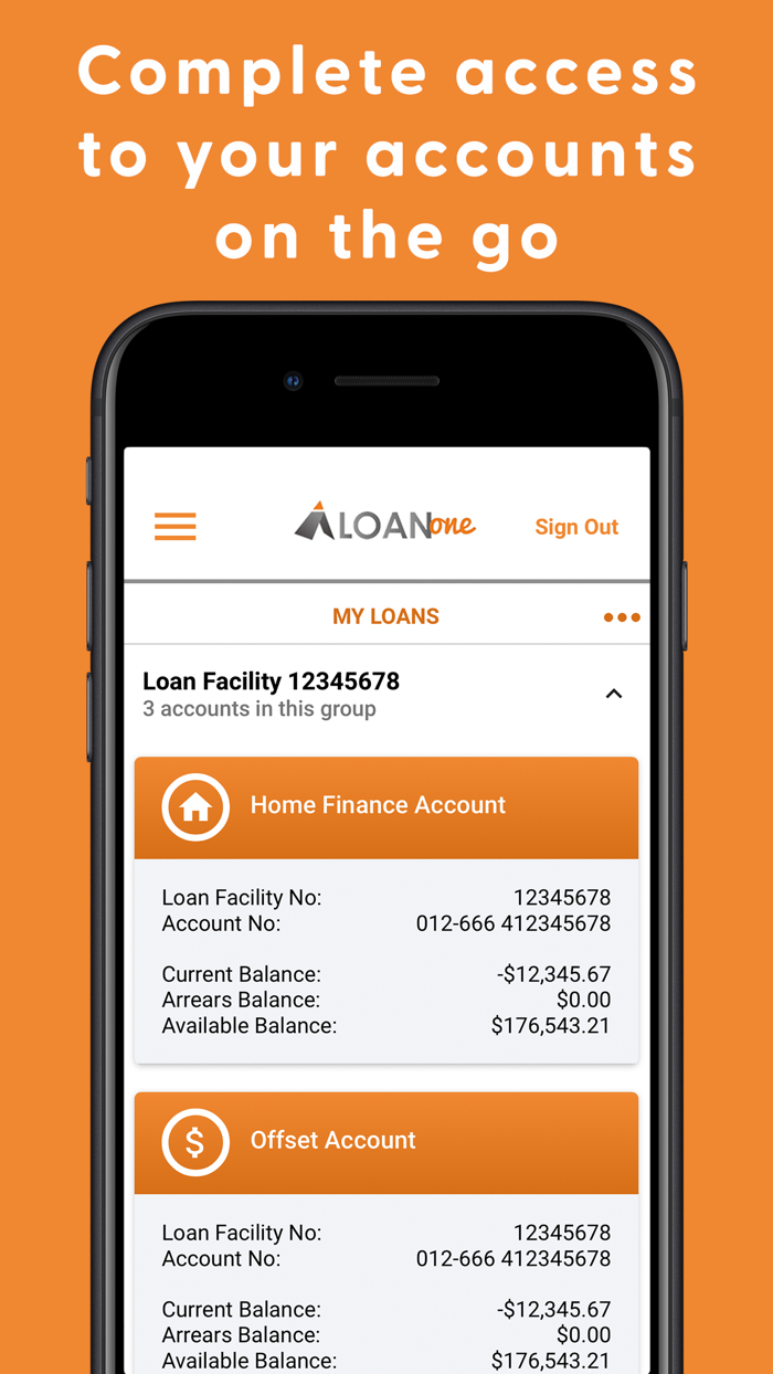 Loan One Mobile Access