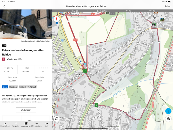 Tourenplaner Grünmetropole