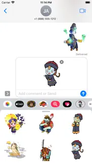 ghost festival sticker 中元節鬼怪貼圖 iphone screenshot 2