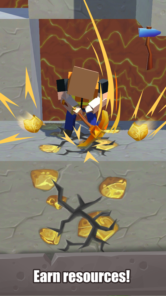 #2. Mine Clicker: Idle Craft Game (iOS) 由: Tayisiya Yakobchuk