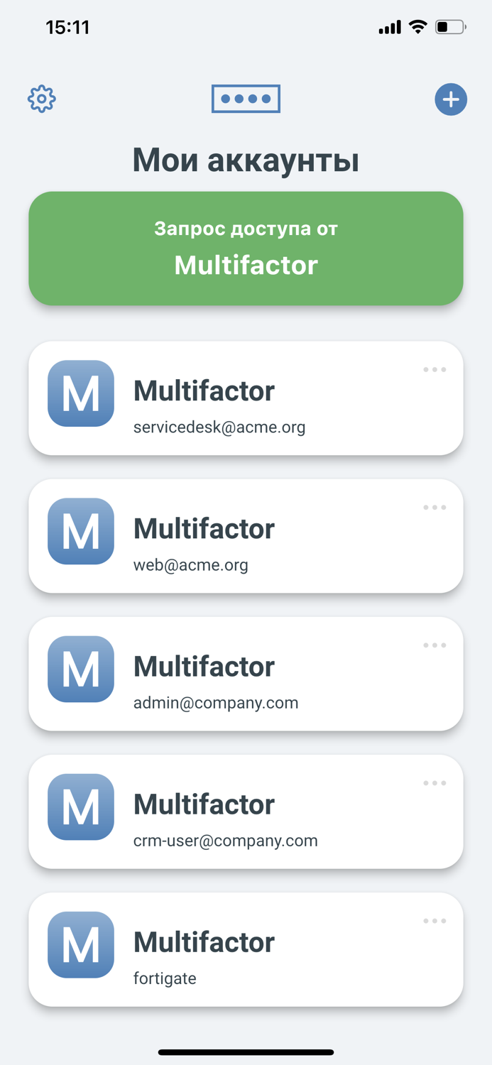 Multifactor