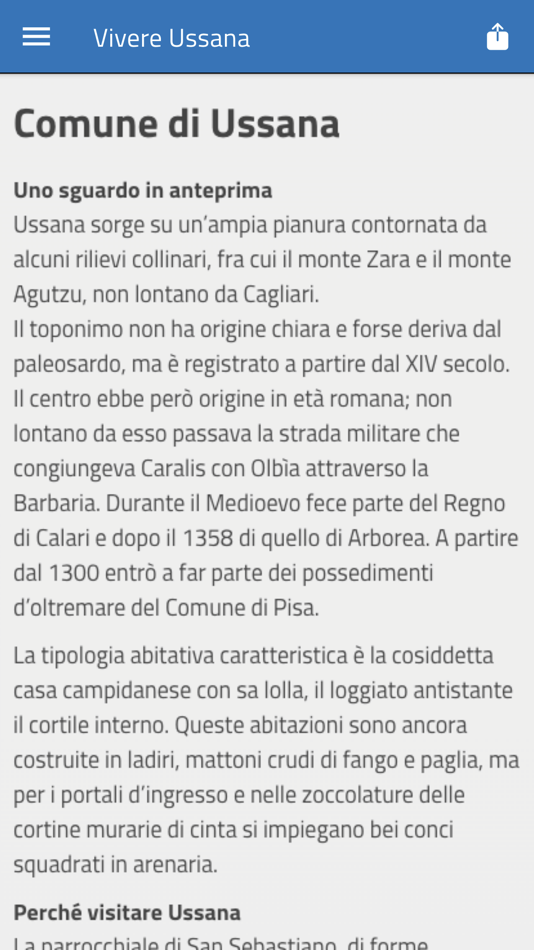 #3. Comune di Ussana (iOS) Podle: Ollsys Computer S.r.l.