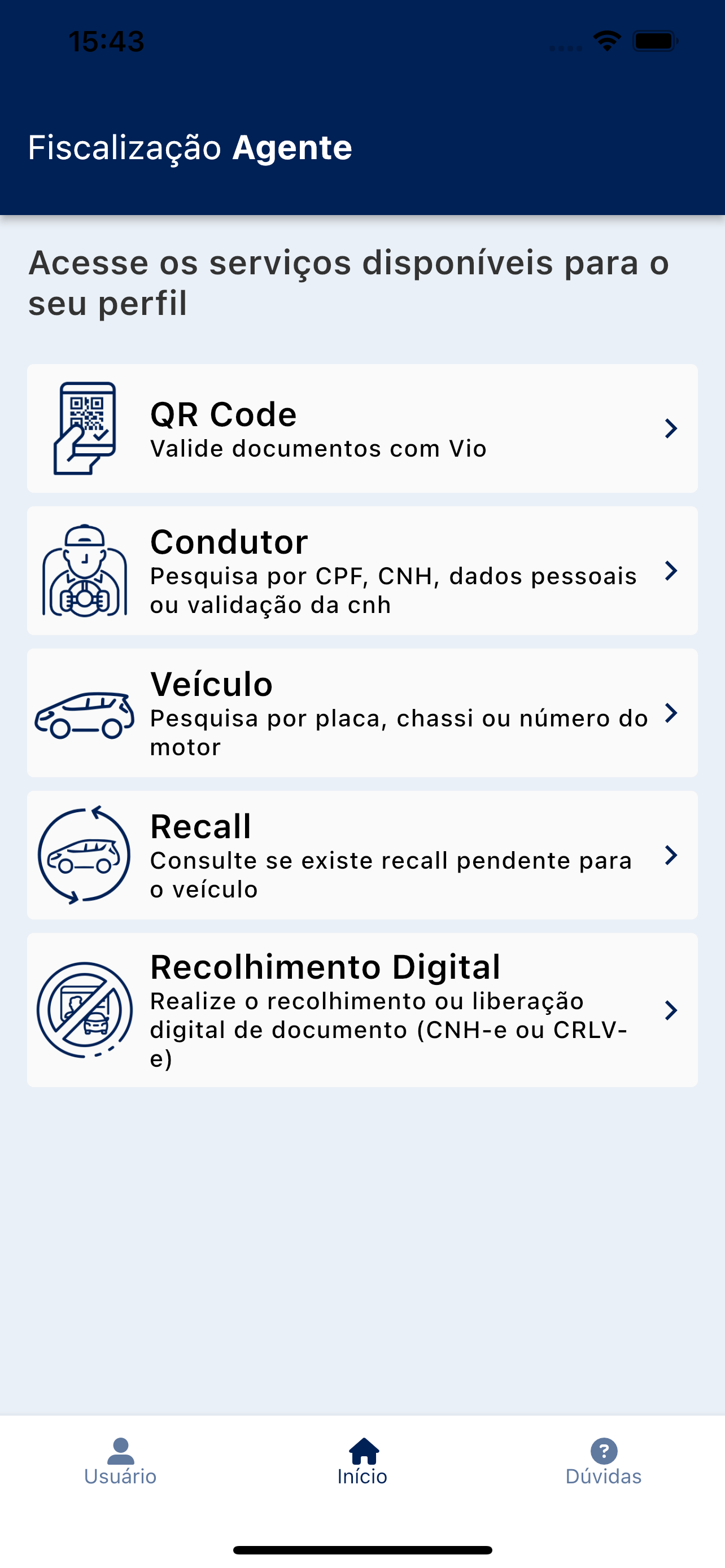 Fiscalização Senatran