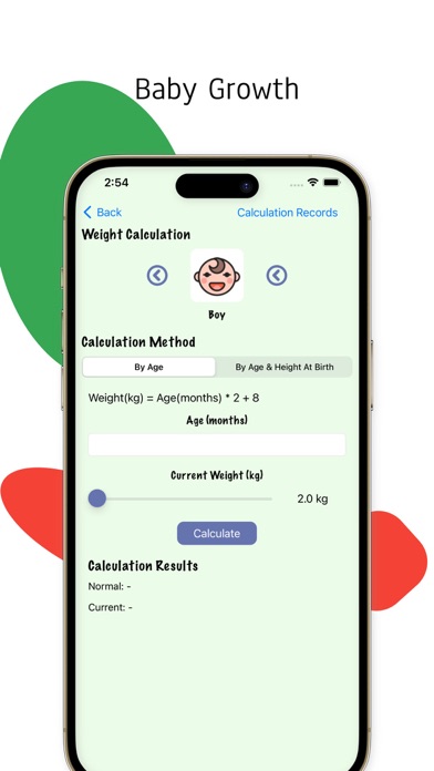 Screenshot #3 pour Baby Growth Calculation
