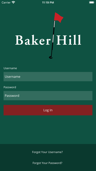 Baker Hill Golf Club Screenshot