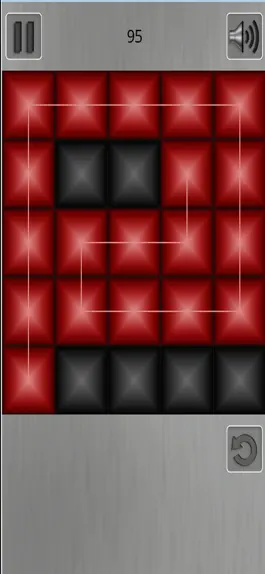Game screenshot ZigZag Puzzle. Red and black apk
