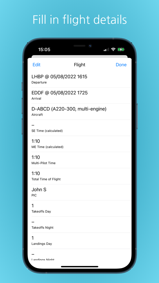 #2. Simple Pilot Logbook (macOS) 由: Indie Foundry LLC