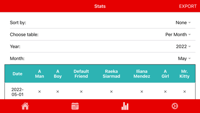 Attendance Log Tracker Screenshot